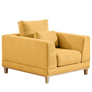 Fauteuil Aniaro Tissu Maila: Jaune - Hêtre