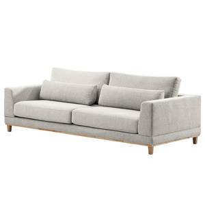 3-Sitzer Sofa Aniaro Webstoff Maila: Hellgrau