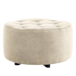 Sessel Timboan Cordstoff Poppy: Beige  - Mit Hocker