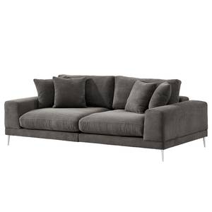 3-Sitzer Sofa Kelson Cordstoff Poppy: Grau