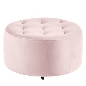 Fauteuil Timboan Velours Blonda: Rose vieilli - Avec repose-pieds