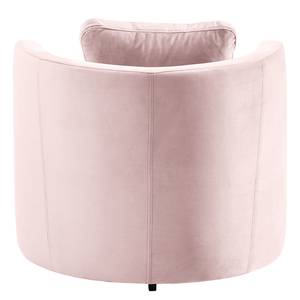 Fauteuil Timboan Velours Blonda: Rose vieilli - Avec repose-pieds