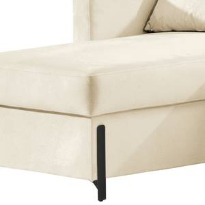 Ecksofa Engele mit Longchair Samt Onoli: Beige