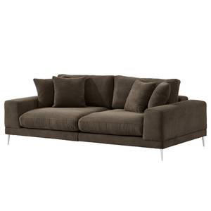 3-Sitzer Sofa Kelson Cordstoff Poppy: Braun