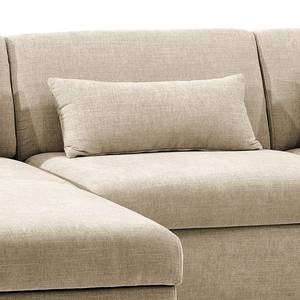 Ecksofa Ulanula Webstoff Cieli: Beige - Ecke davorstehend links