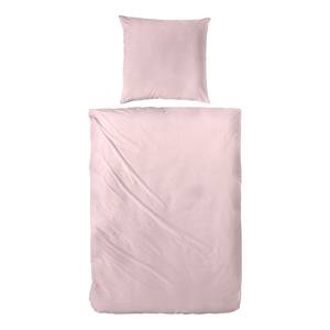 Parure en flanelle de coton Mini Me Coton - Blanc / Rose vif - 135 x 200 cm