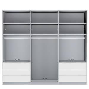 Schwebetürenschrank Malibu Champagner - 246 x 236 cm