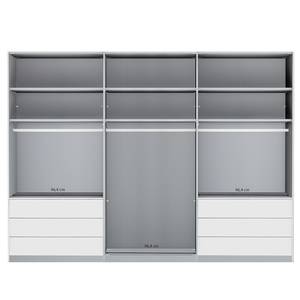 Schwebetürenschrank Malibu Glastür Champagner - 295 x 217 cm