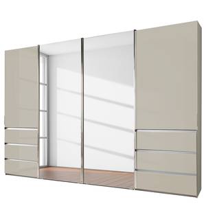 Schwebetürenschrank Malibu Spiegeltür Champagner - 328 x 217 cm - 2 Glastüren