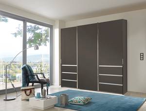 Schwebetürenschrank Malibu Havanna - 246 x 236 cm