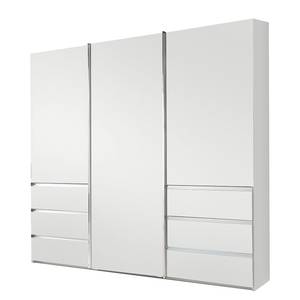 Schwebetürenschrank Malibu Weiß - 246 x 236 cm