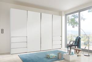 Schwebetürenschrank Malibu Weiß - 328 x 236 cm