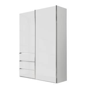 Schwebetürenschrank Malibu Glastür Weiß - 165 x 217 cm