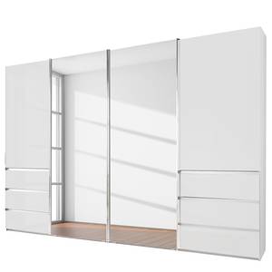 Schwebetürenschrank Malibu Spiegeltür Weiß - 328 x 217 cm - 2 Glastüren