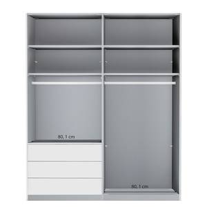 Schwebetürenschrank Malibu Glastür Havanna - 165 x 217 cm