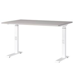 Bureau réglable en hauteur Downey Cachemire / Blanc - Largeur : 120 cm