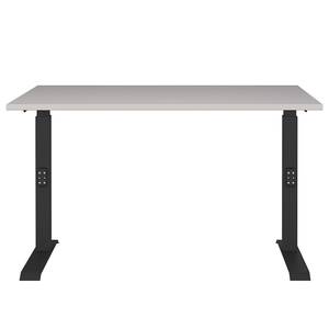 Bureau réglable en hauteur Downey Cachemire / Noir - Largeur : 120 cm