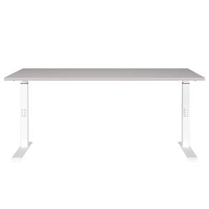 Höhenverstellbarer Schreibtisch Downey Kaschmir / Weiß - Breite: 160 cm