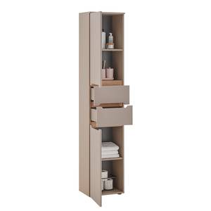 Hochschrank TAULO Taupe / Eiche Artisan Dekor - Taupe