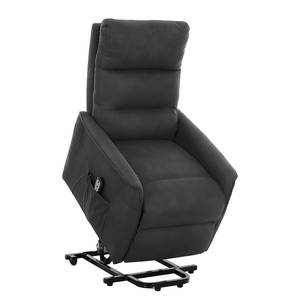 Tv-fauteuil Lahlu met opstahulp - microvezel - antracietkleurig