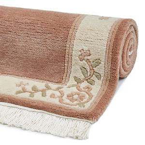 Teppich Delia Wolle - Beige / Rosa - 70 x 140 cm