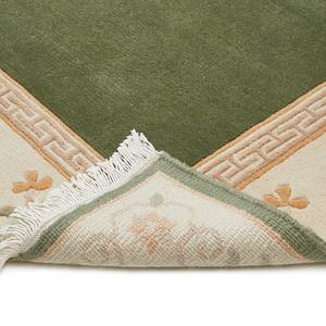 Vloerkleed Delia wol - Groen/beige - 200 x 300 cm