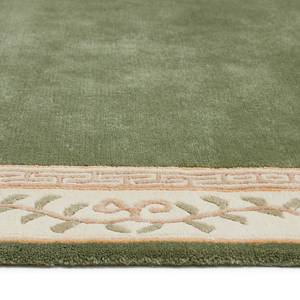 Vloerkleed Delia wol - Groen/beige - 200 x 300 cm