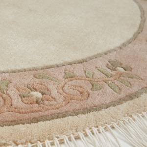 Teppich Delia rund Wolle - Creme