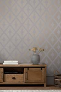 Vliestapete Deco Geometrisch Grau