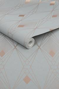 Vliestapete Deco Geometric Grau