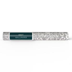 Vliestapete Majestic Damask Grau