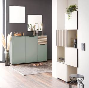 Armoire d’entrée variable Alexa Blanc crème