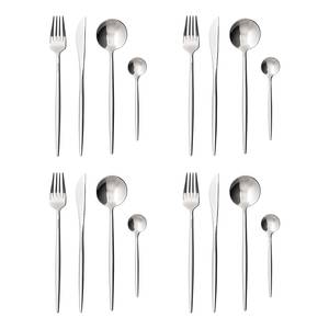 Besteck-Set STILETTO 16-teilig Edelstahl - Silber