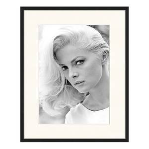 Afbeelding Virna Lisi massief beukenhout/acrylglas - zwart - 32 x 42 cm