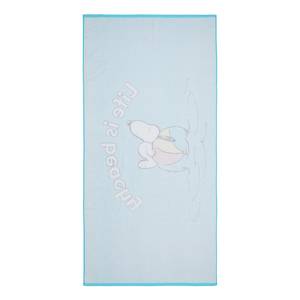 Serviette de plage PEANUTS Coton - Bleu clair