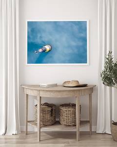 Afbeelding Above Sea massief beukenhout/acrylglas - wit - 63 x 83 cm