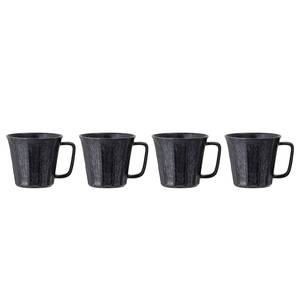 Tasses Yoko - Lot de 4 Porcelaine - Noir