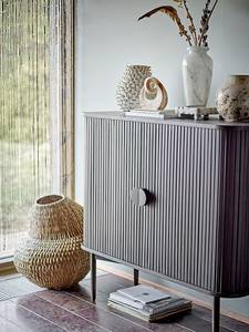 Vaso Levis Ferro / Rattan - Beige