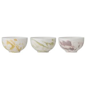 Set di 3 scodelle Palma Ceramica - Multicolore