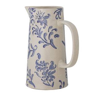 Caraffa Petunia Ceramica - Bianco / Blu