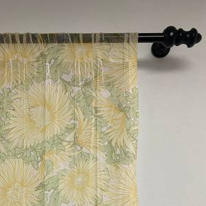 Rideaux Chrysantheme - Lot de 2 Polyester - Hauteur : 210 cm