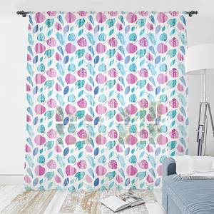 Kant-en-klaargordijn Exotic set van 2 polyester - Hoogte: 274 cm