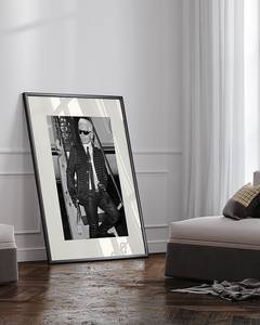 Quadro Karl Lagerfeld Faggio massello / Vetro acrilico - Nero