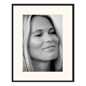 Quadro Claudia Schiffer at Cannes Faggio massello / Vetro acrilico - Nero