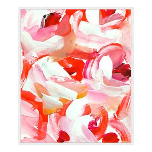 Quadro Roses Faggio massello / Vetro acrilico - Bianco