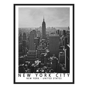 Afbeelding New York City Black & White 73 x 93 x 2.6 cm