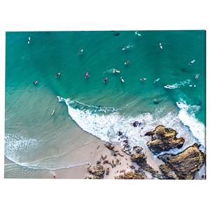 Quadro di metallo Byron Bay Beach Alluminio - Multicolore