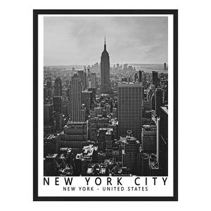 Tableau déco New York City Black & White 32 x 42 x 2.6 cm