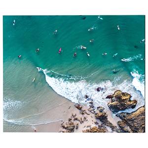 Metallbild Byron Bay Beach 50 x 60 x 0.5 cm