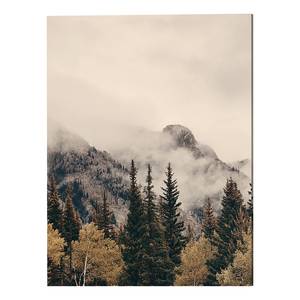 Metalen afbeelding Foggy Banff aluminium - meerdere kleuren - 30 x 40 cm